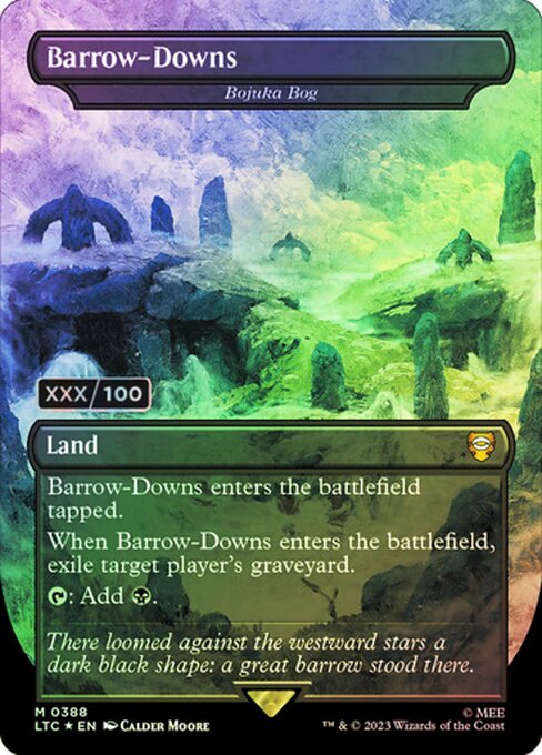 Barrow-Downs (Bojuka Bog) - Tales of Middle-earth Commander - Double Rainbow, Borderless