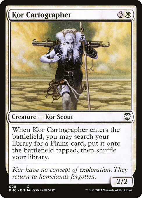 Kor Cartographer - Kaldheim Commander