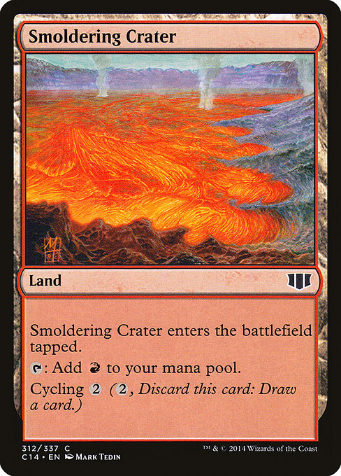 Smoldering Crater - Commander 2014