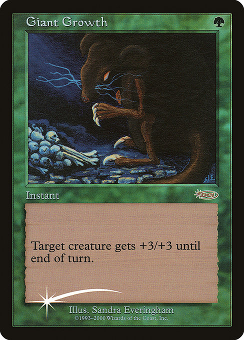 Giant Growth - Friday Night Magic 2000 - Promo Foil