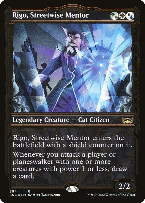 Rigo, Streetwise Mentor - Streets of New Capenna - Gilded Foil