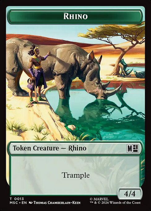 Rhino - Marvel Super Heroes Commander Tokens