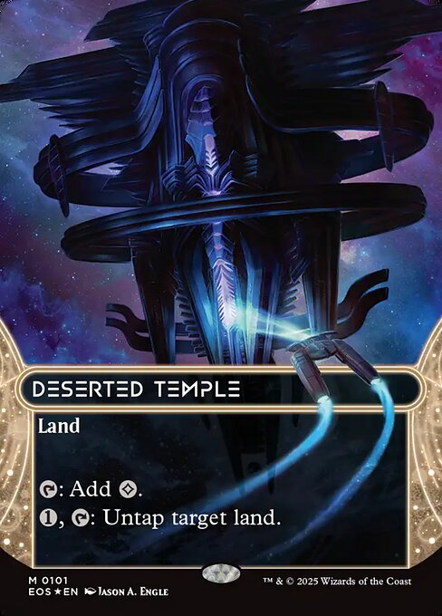 Deserted Temple - Edge of Eternities: Stellar Sights - Galaxy Foil, Borderless