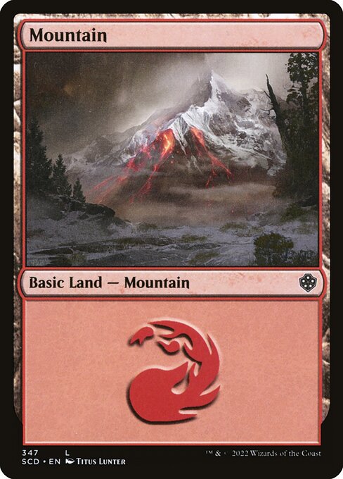 Mountain - Starter Commander Decks