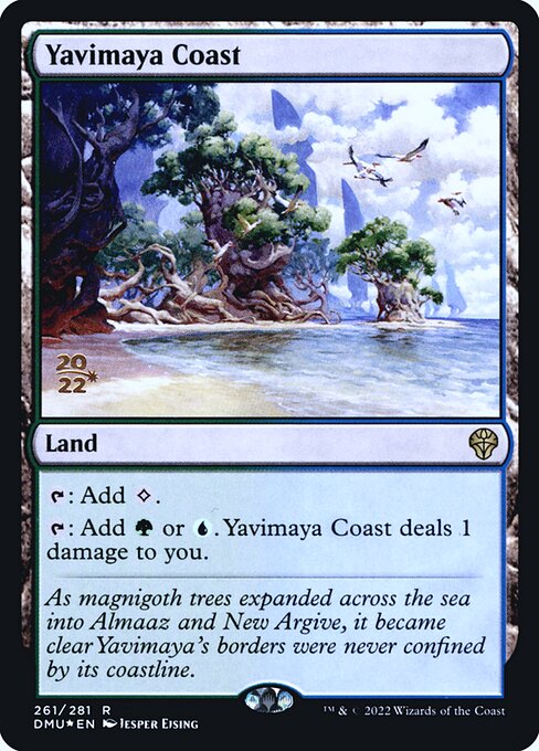 Yavimaya Coast - Dominaria United Promos - Promo Foil