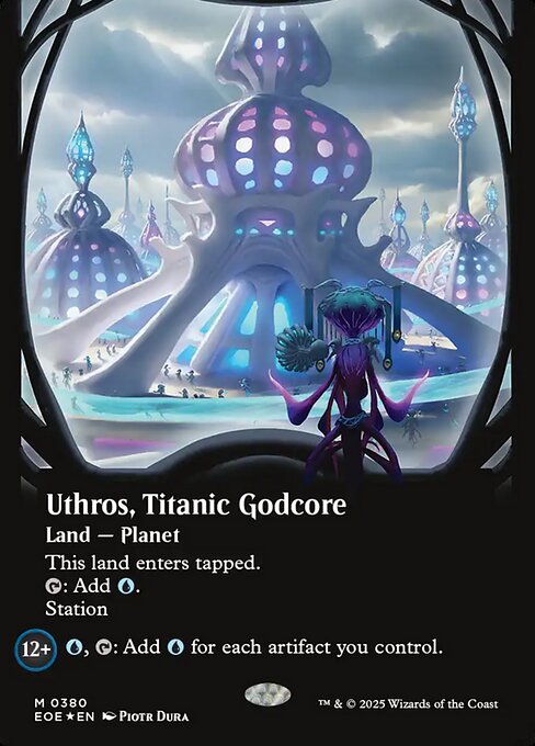 Uthros, Titanic Godcore - Edge of Eternities - Galaxy Foil, Showcase