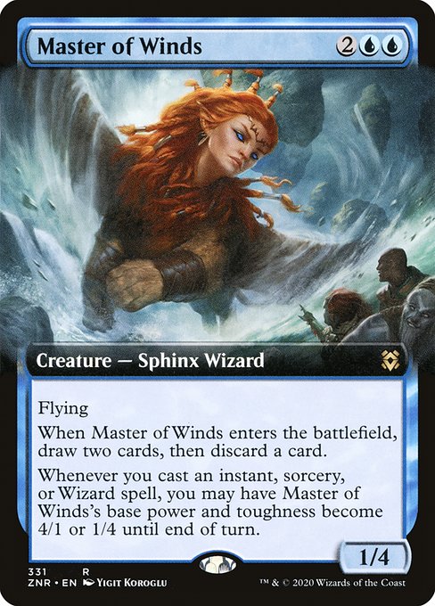 Master of Winds - Zendikar Rising - Extended Art