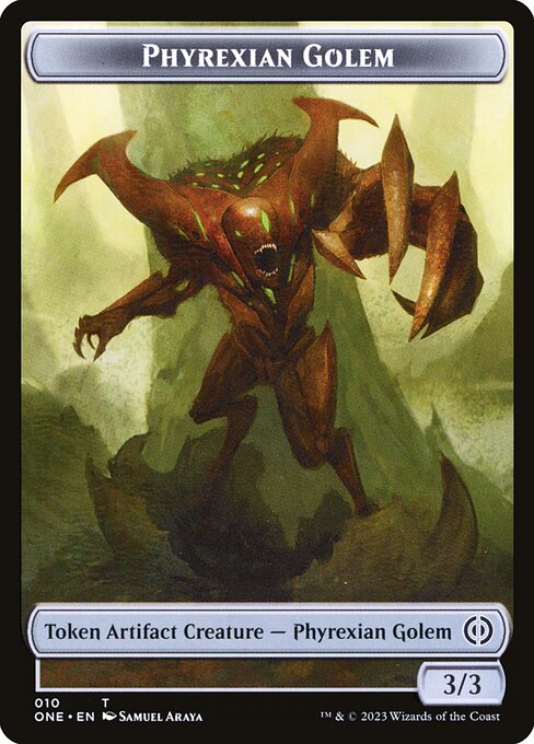 Phyrexian Golem - Phyrexia: All Will Be One Tokens