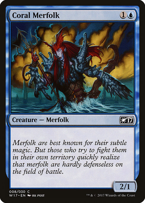 Coral Merfolk - Welcome Deck 2017