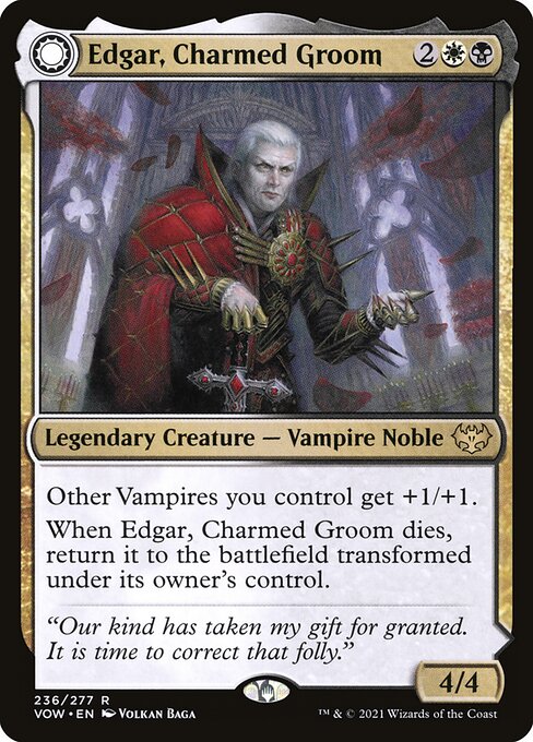 Edgar, Charmed Groom // Edgar Markov's Coffin - Innistrad: Crimson Vow