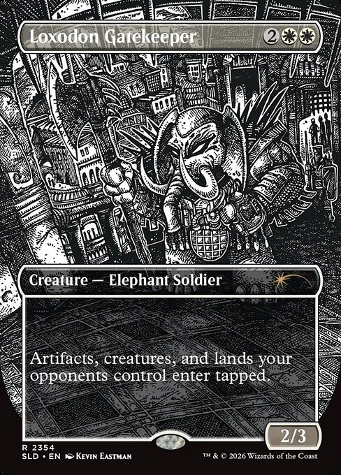 Loxodon Gatekeeper - Secret Lair Drop - Borderless