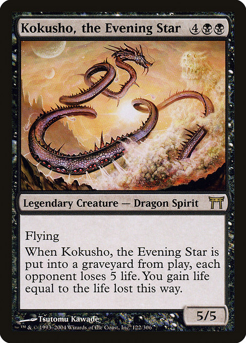 Kokusho, the Evening Star - Champions of Kamigawa