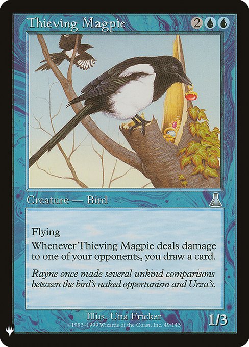 Thieving Magpie - The List