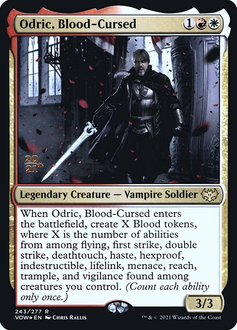 Odric, Blood-Cursed - Innistrad: Crimson Vow Promos