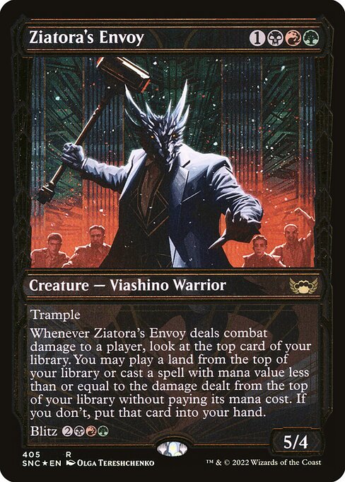 Ziatora's Envoy - Streets of New Capenna - Gilded Foil