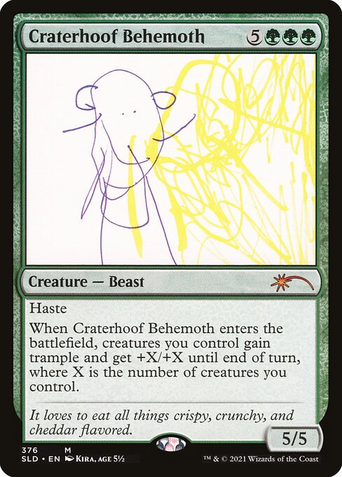 Craterhoof Behemoth - Secret Lair Drop