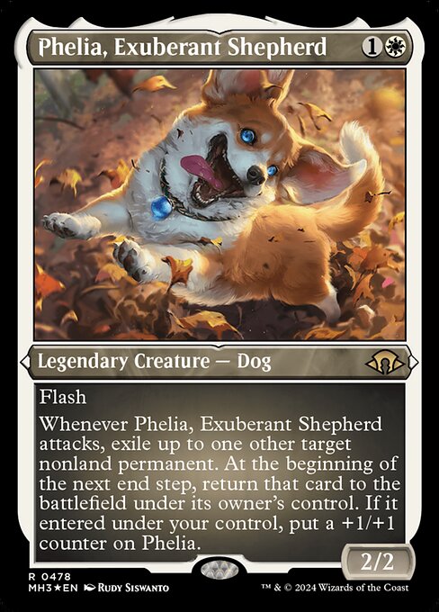 Phelia, Exuberant Shepherd - Modern Horizons 3 - Etched Foil