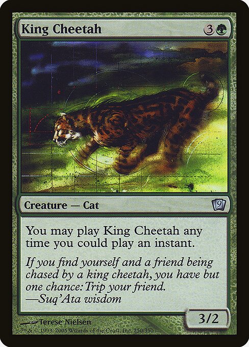 King Cheetah - Ninth Edition - Promo Foil