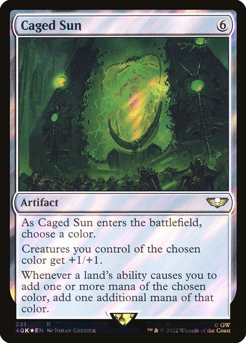 Caged Sun - Warhammer 40,000 Commander - Surge Foil