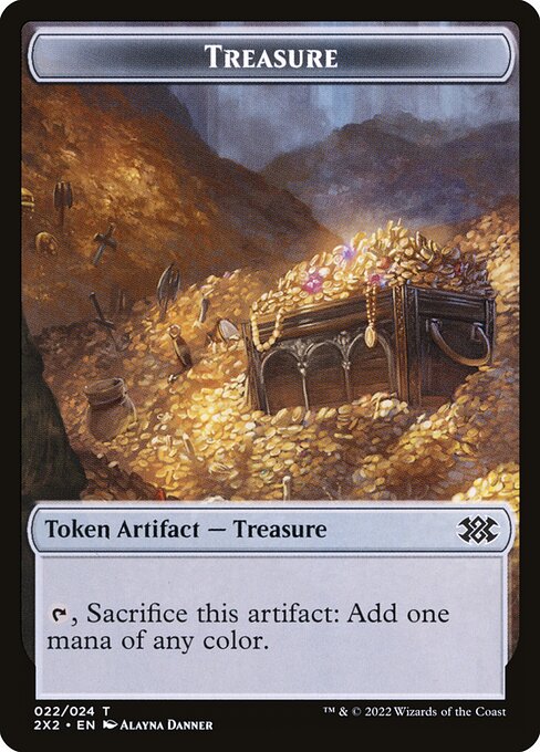 Treasure - Double Masters 2022 Tokens