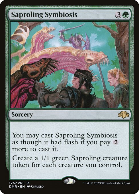 Saproling Symbiosis - Dominaria Remastered