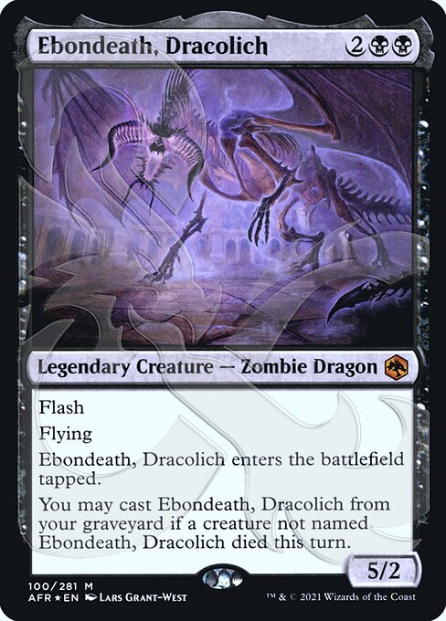 Ebondeath, Dracolich - Adventures in the Forgotten Realms Promos - Promo Foil