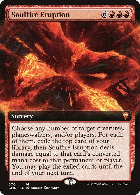 Soulfire Eruption - Commander Legends - Extended Art