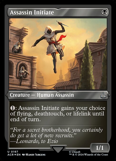 Assassin Initiate - Assassin's Creed - Etched Foil