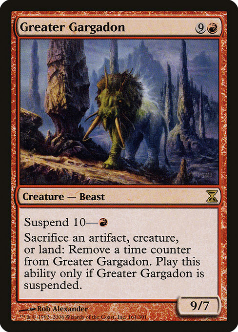 Greater Gargadon - Time Spiral