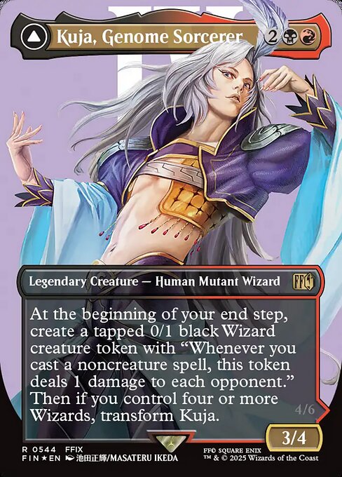 Kuja, Genome Sorcerer // Trance Kuja, Fate Defied - Final Fantasy - Surge Foil, Borderless