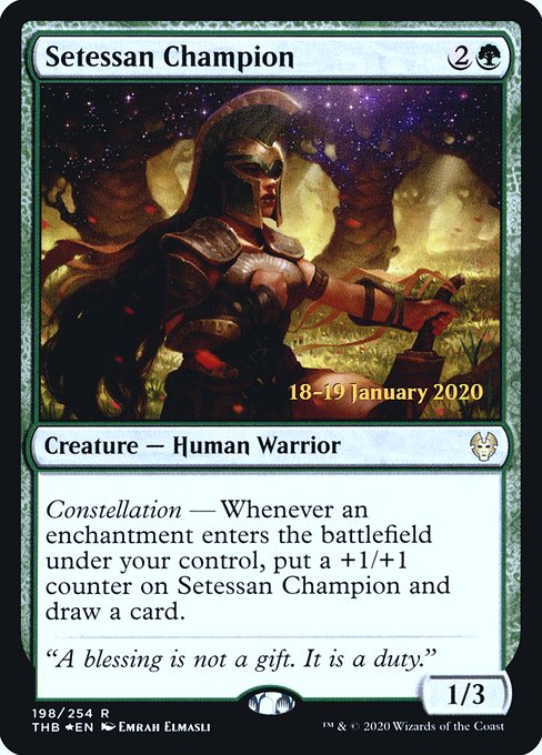 Setessan Champion - Theros Beyond Death Promos - Promo Foil