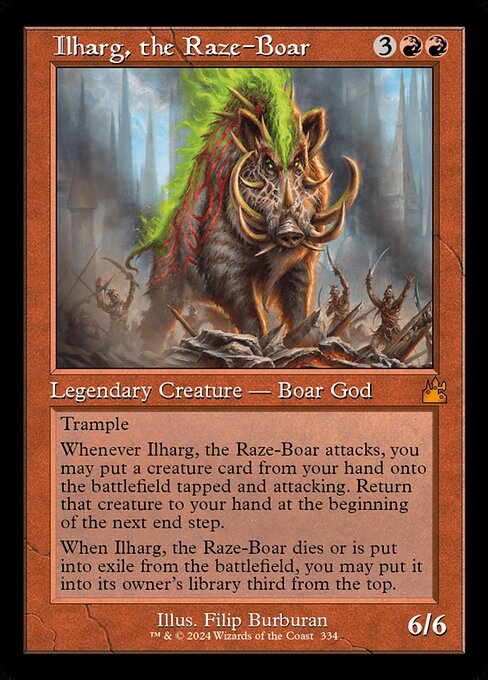 Ilharg, the Raze-Boar - Ravnica Remastered