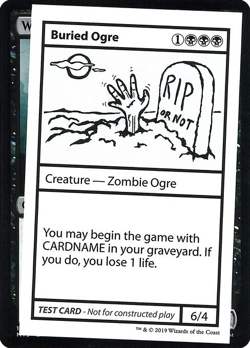 Buried Ogre - Mystery Booster Playtest Cards 2021