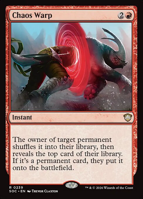 Chaos Warp - Secrets of Strixhaven Commander