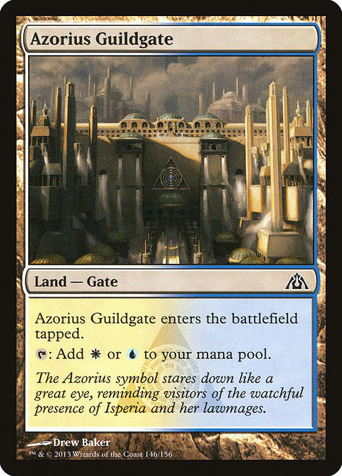 Azorius Guildgate - Dragon's Maze