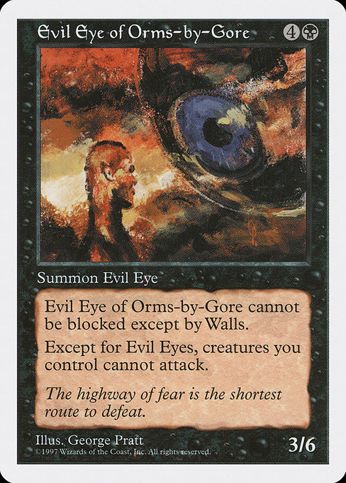 Evil Eye of Orms-by-Gore - Fifth Edition