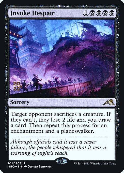 Invoke Despair - Kamigawa: Neon Dynasty Promos