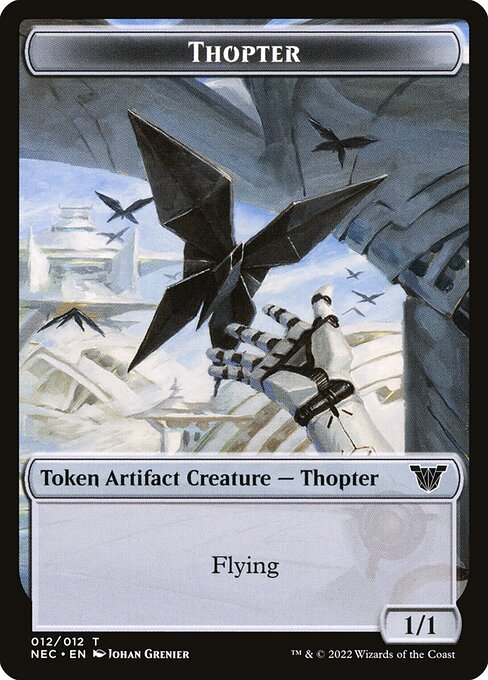 Thopter - Neon Dynasty Commander Tokens