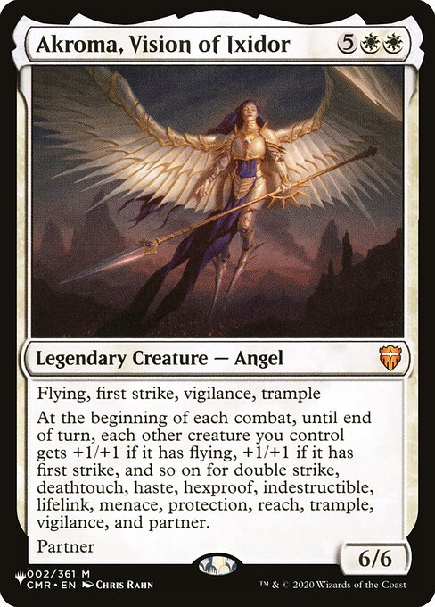 Akroma, Vision of Ixidor - The List