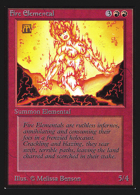 Fire Elemental - Intl. Collectors' Edition