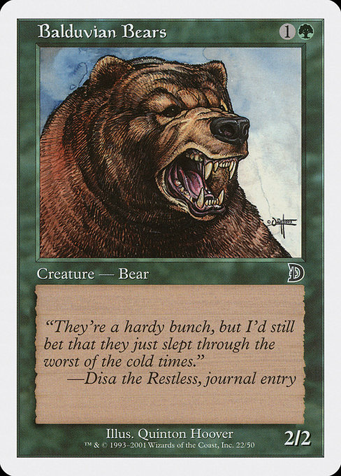 Balduvian Bears - Deckmasters