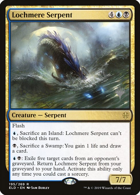Lochmere Serpent - Throne of Eldraine Promos