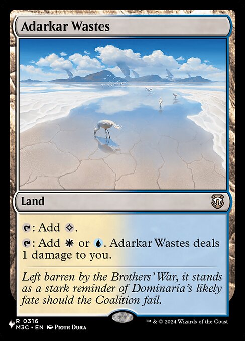 Adarkar Wastes - The List