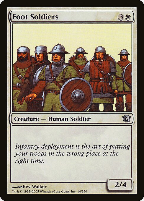Foot Soldiers - Ninth Edition