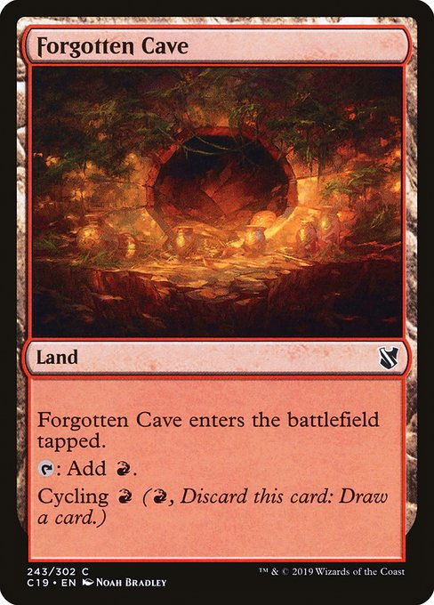 Forgotten Cave - Commander 2019