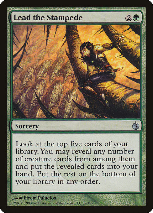 Lead the Stampede - Mirrodin Besieged