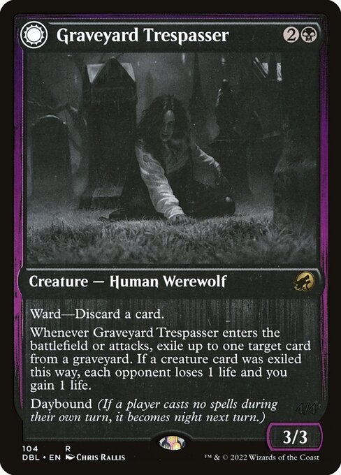 Graveyard Trespasser // Graveyard Glutton - Innistrad: Double Feature