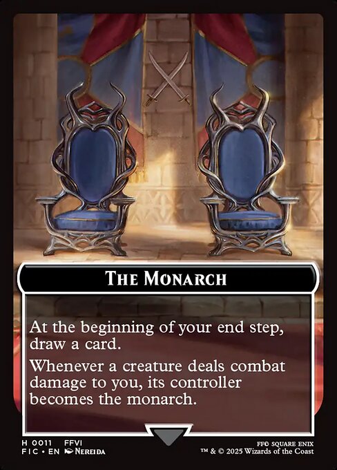 The Monarch - Final Fantasy Commander Tokens - Surge Foil