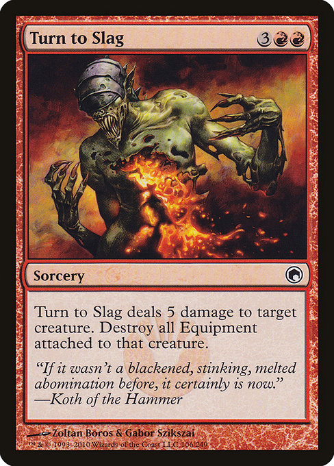 Turn to Slag - Scars of Mirrodin