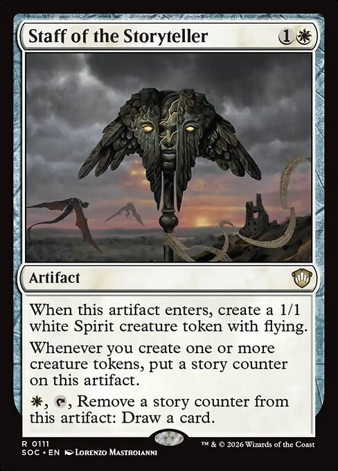 Staff of the Storyteller - Secrets of Strixhaven Commander